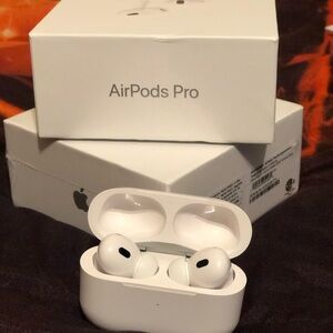 Airpod Pros. These are brand new and are AH-MAZING!!! Best deal